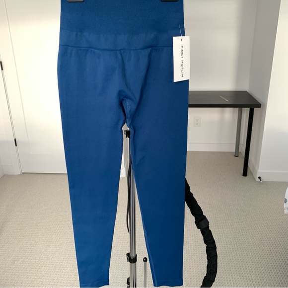 First Health Apparel Enhance Leggings Colour Azure (blue) Size XXS NWT - Picture 7 of 8